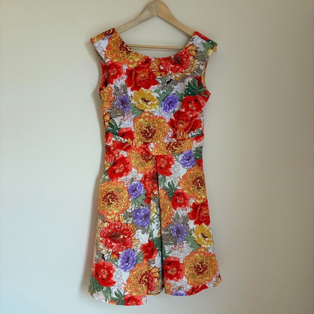 Danny and Nicole Women's multi color floral Dress Size 4
